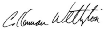 Signature of Kennan Wethington